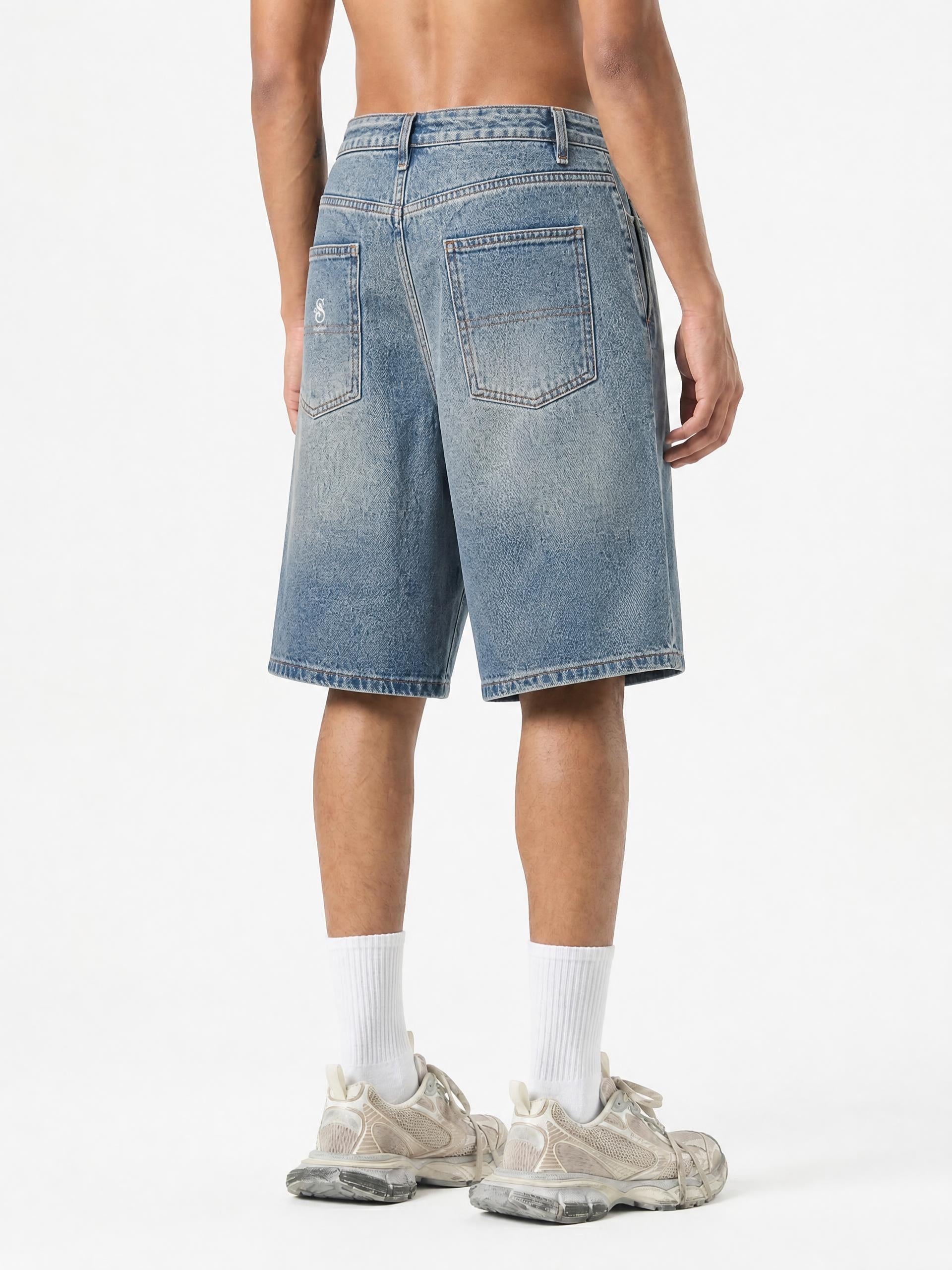 ALUMA | UNITÀ DENIM CROP SUNFLOWERS 360G