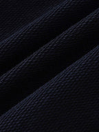Felpa Revers a Contrasto "Classic Street" - 100% Cotone Aluma