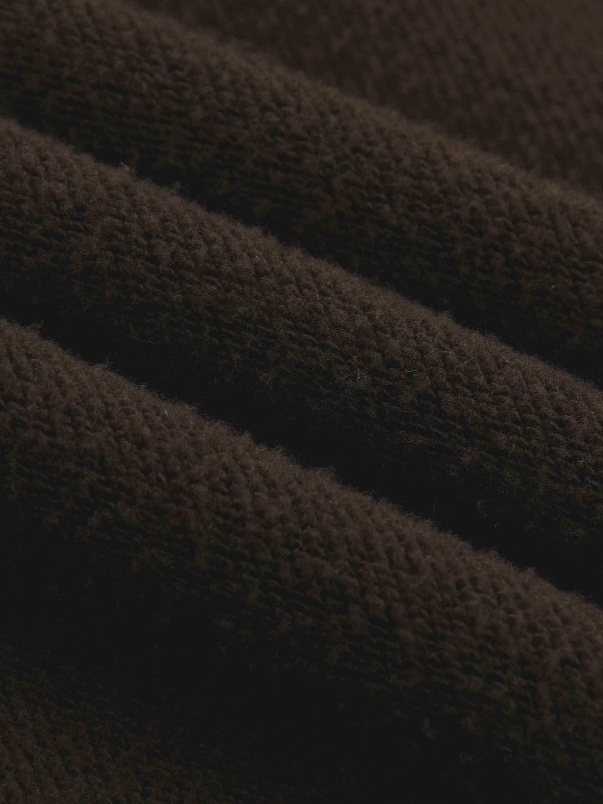 Felpa Quarter-Zip Oversize "Terra Sbiadita" - Raw Edge Aluma