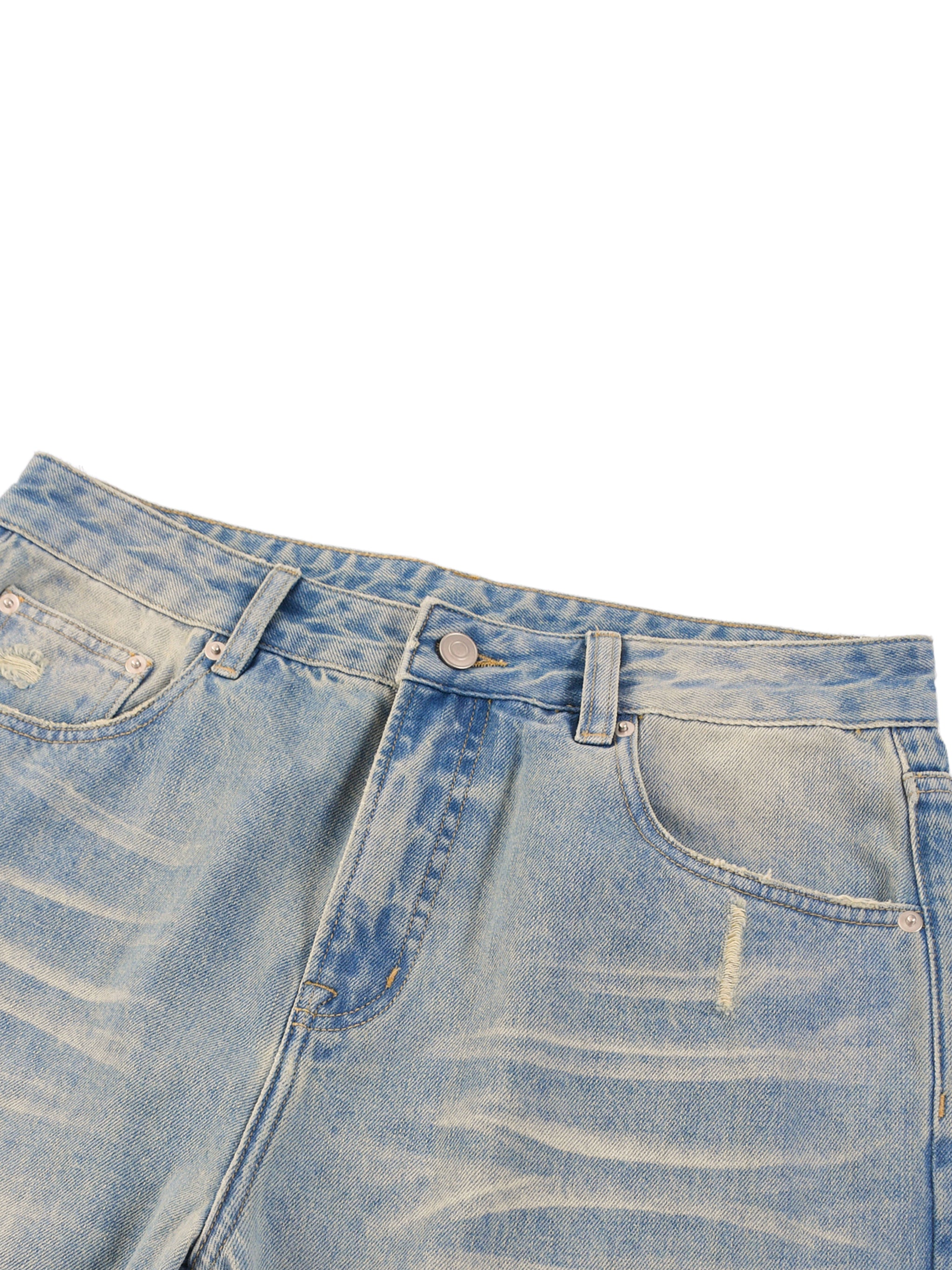 Streetwear Denim,Jeans Wide Leg,Unisex Streetwear,Denim a gamba larga,Jeans vita media,Sun Fade Denim,Raw Hem Jeans,ALUMA Sardinia,Sardinian Streetwear