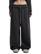 Pantaloni "Vintage Wave" | Cotone Lavato Mid-Rise