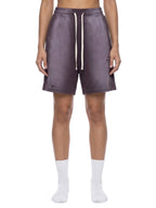 shorts distressed,sun fade,streetwear brutale,shorts loose,urban wear,design essenziale