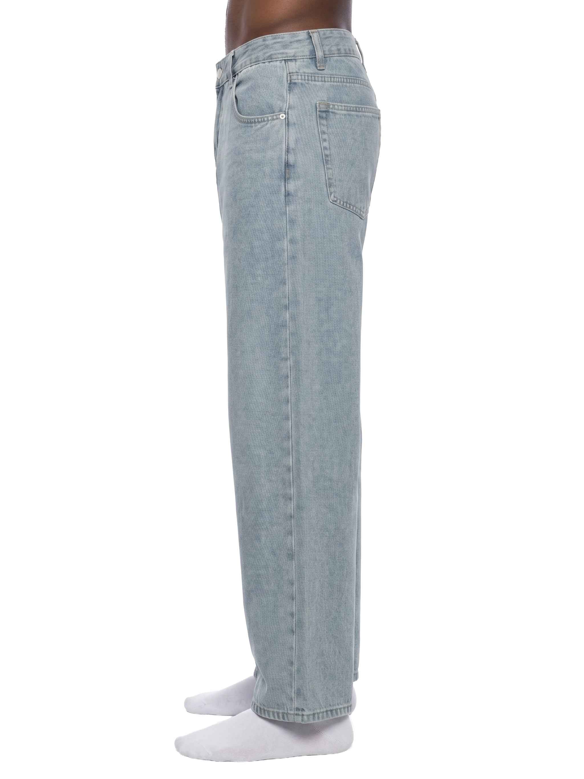 ALUMA | Unisex Vintage Wash Straight Leg Jeans