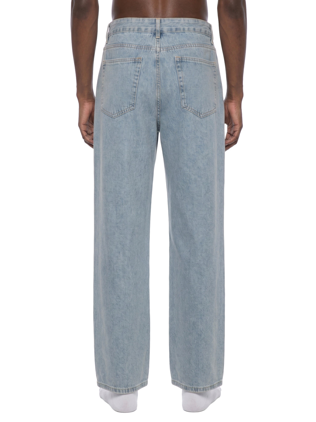 jeans dritti unisex streetwear,denim vintage straight leg,jeans heavyweight larghi,jeans grigi washed rilassati,pantaloni denim autentici,aluma straight jeans