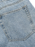 jeans dritti unisex streetwear,denim vintage straight leg,jeans heavyweight larghi,jeans grigi washed rilassati,pantaloni denim autentici,aluma straight jeans